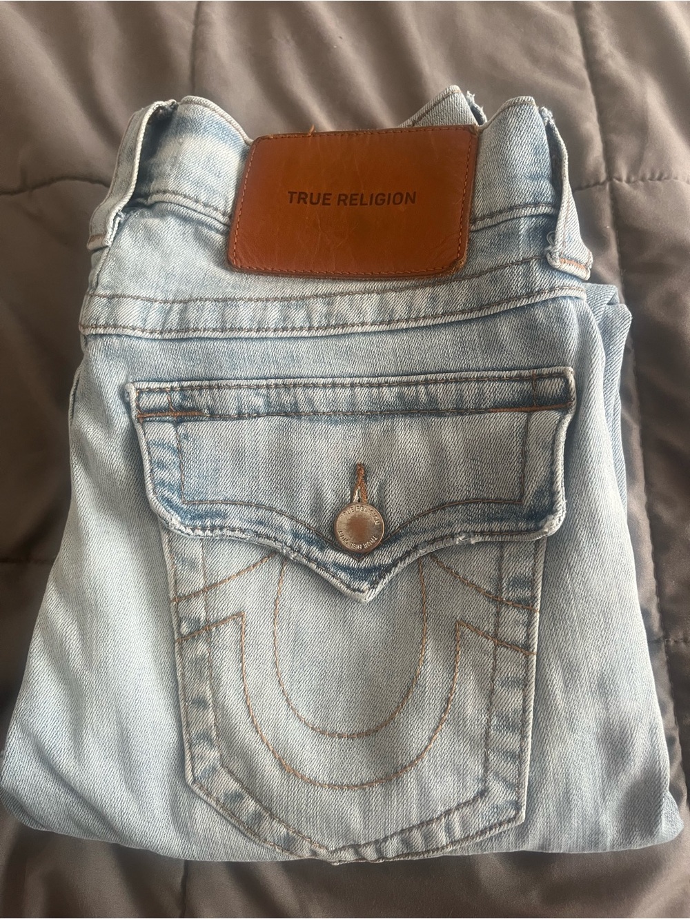 True Religion Women's Light Wash Skinny Jeans